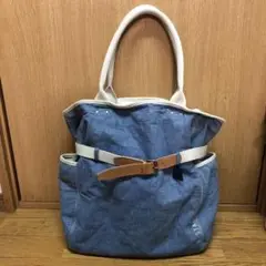 G-STAR RAW ジースターロウ　デニム　トートバッグ　レザー　大容量