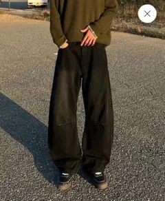 バルーンデニムパンツ HA0101 yolo XL