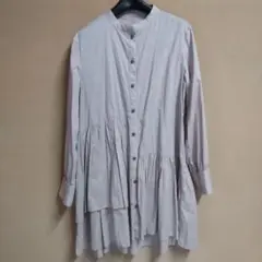 長袖チュニック オーバーブラウス