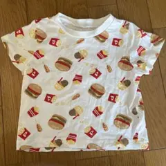 ベビー服 西松屋 EL FIN DOLL 半袖Tシャツ 90cm ハンバーガー柄