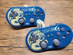 Wiiコントローラー　2個セット　任天堂　WiiU 【モンスターハンター】