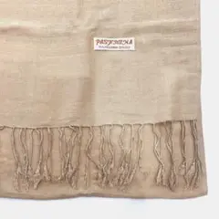 Ｙ507-302　PASHMINA　パシュミナ　ストール　ベージュ