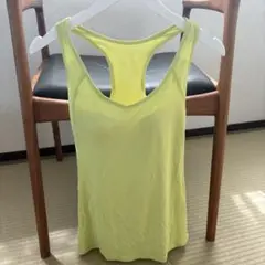 エアリズム 蛍光イエロー タンクトップ M