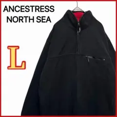 【ANCESTRESS NORTH SEA】 ハーフジップ フリースプルオーバー