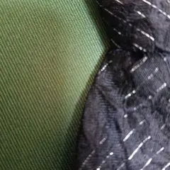 MICHEL KLEIN homme 黒 ネクタイ ストライプ 細め