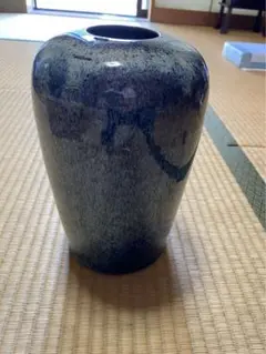 中国　葛明祥造　海鼠釉　双獣耳火鉢　G　R3442A 中国 葛明祥造 海鼠釉 双獣耳火鉢 G R3442A｜美術品