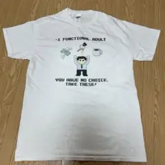 ギルダン　プリントT白　サイズM