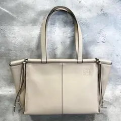 ロエべ クッショント―ト スモール ライトオート グレージュ トートバッグ