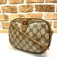 OLD GUCCI シェリーライン PVC ショルダーバッグ 5147