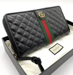 GUCCI オフィディア ウェブ ジップアラウンド 長財布