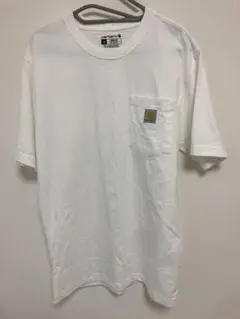 美品 【Carhartt カーハート】ワンポイントロゴ ポケ付き半袖Tシャツ