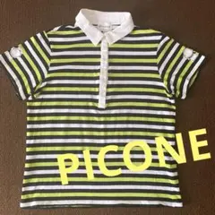 PICONE CLUB ピッコーネ　ボーダー　ポロシャツ 半袖
