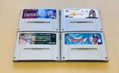 【スーパーファミコンソフト4本セット・任天堂・ファミコン】vaco