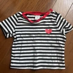 SHEIN ストライプ Tシャツ 6-9M