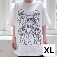 セーラームーン Tシャツ XL ホワイト 白