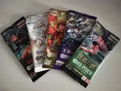 ワンピースカード・バラ5パックセット