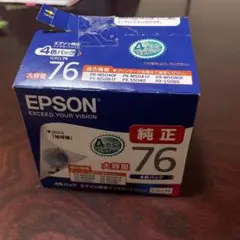 EPSON IC4CL76 プリンタ 純正インクカートリッジ