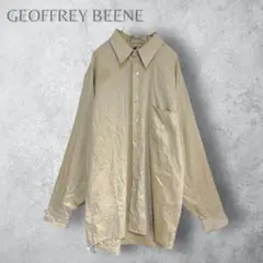 【GEOFFREY BEEN】　古着　ドレスシャツ　USA製　大きいサイズ　無地