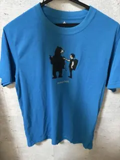 モンベル クマ イラスト Tシャツ 青