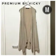 PREMIUM BY VICKYプレミアムバイビッキー ロングベスト ゴールド2