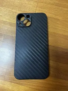 iPhone 13 mini用カーボンファイバー風ソフトケース