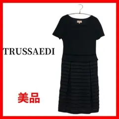 TRUSSARDI　トラサルディ　ワンピース　ゆったり　フリル　B723