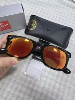 Ray-Ban ブラック/オレンジ サングラス