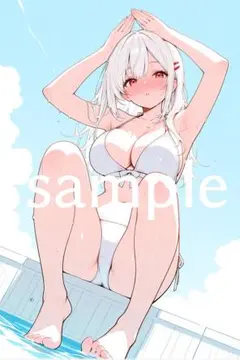 ポスター A4 AI美女水着 セクシー 送料込み 高画質 R309