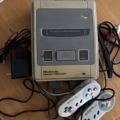 【ジャンク品】Nintendo スーパーファミコン 本体 コントローラー2個付き