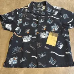 ノースフェイス　アロハベントシャツ　半袖　シャツ　130 ネイビー