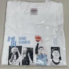 金丸晃輔 3Pシュート800本達成記念Tシャツ Mサイズ 白 新品