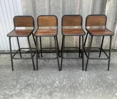 ビンテージ/北欧デザイン/ハイチェア/バーチェア/スツール/チェア/店舗什器/②