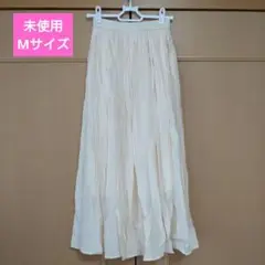 【未使用】RETRO GIRL シャインランダムスカート Mサイズ オフホワイト