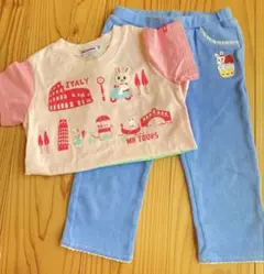 ミキハウス　うさこちゃん上下セット　100