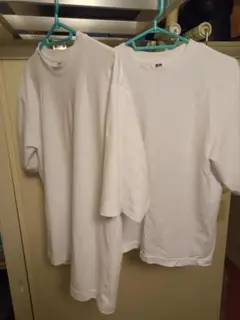 エアリズムコットンオーバーサイズ五分袖Tシャツ Мサイズ　2枚組