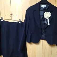 j-ing ブラック　ラメ入り　ツイード スーツ 15