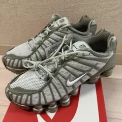 【値下げ！】NIKE SHOX TL ライトシルバー/ライトアーミー/ホワイト