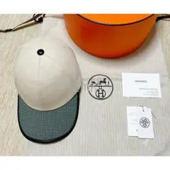 HERMES キャスケット キャップ テスポップ エクリュ 帽子 58cm