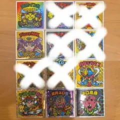 ビックリマンシール セット 12枚 40周年 ヘッドだらけ