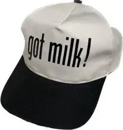 USA製 got milk? ホルスタイン柄キャップ VINTAGE USA製 got milk? ホルスタイン柄キャップ VINTAGE 帽子
