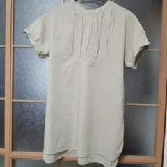 Samansa Mos2 半袖シャツ ベージュ