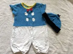 ハロウィンに⭐︎帽子付きドナルドロンパース