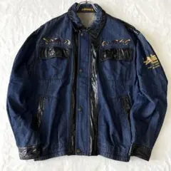 【希少】Lancel デニムジャケット ダブルブレストジャケット 刺繍 2025年最新】LANCEL Gジャン・デニムジャケットの人気アイテム