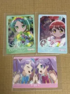 プリパラ 虹色にの 白玉みかん らぁあ＆のん トレーディングミニクリアカード
