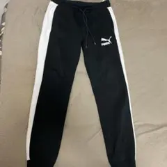 PUMAセットアップ下 ブラック ジョガーパンツ M