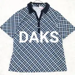 ✨大きいサイズ✨ 2XL 3L DAKS チェック ポロシャツ 44 15号