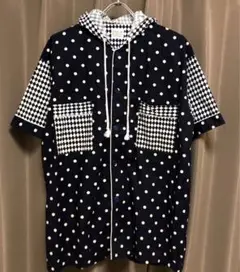 STAFF-21 ドットチェックルームウェア 上着のみ フリーサイズ