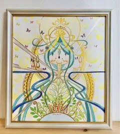 [限定品]Chieart 光の絵二連作品「創造の光輪」直筆サイン入り版画完売品 限定品]Chieart 光の絵二連作品「創造の光輪」直筆サイン入り