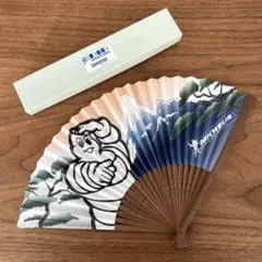 MICHELIN ミシュランタイヤ ビバンダム 扇子 富士山 箱付き