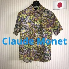 モネ　菊の花　GGD 花柄 半袖シャツ 日本製